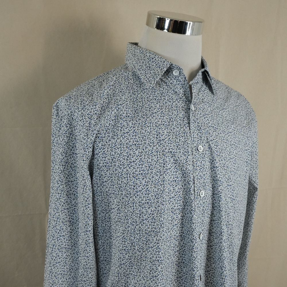 NEW Rodd & Gunn XL Sports Fit Connels Bay Button Front Shirt Blue Floral Mens